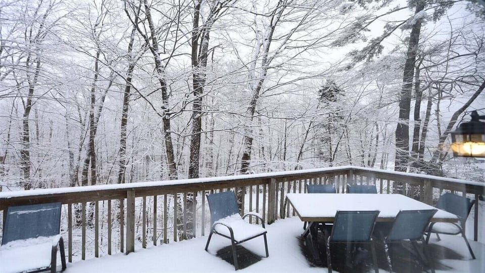 Patio with Mountain Views in Private Pet Friendly Private Home