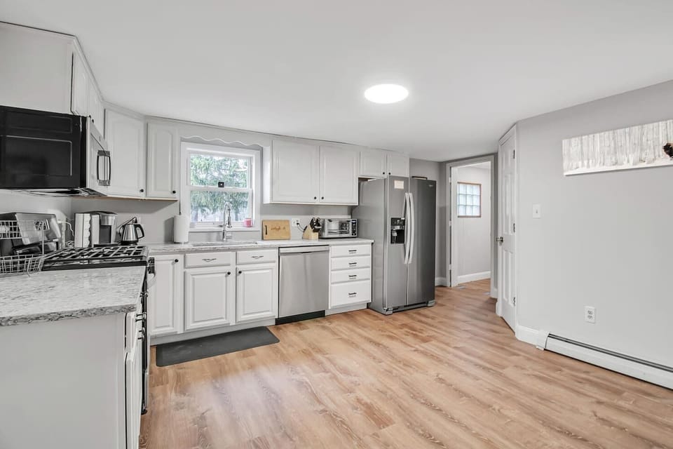 Make yourself at home in our fully equipped kitchen - perfect for preparing family meals or entertaining guests.