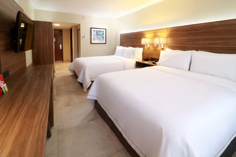 Standard Room, 2 Queen Beds, Tower (Blue Tower) | Desk, blackout drapes, iron/ironing board, free WiFi