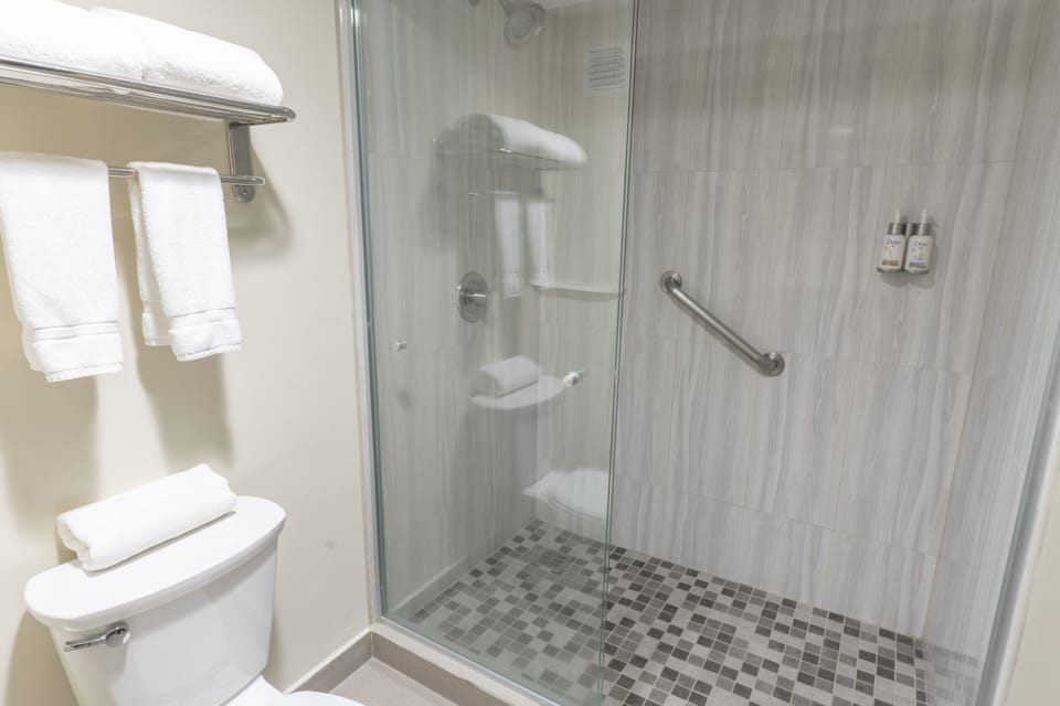 Standard Room, 2 Twin Beds, Tower (Blue Tower) | Bathroom | Shower, free toiletries, hair dryer, towels