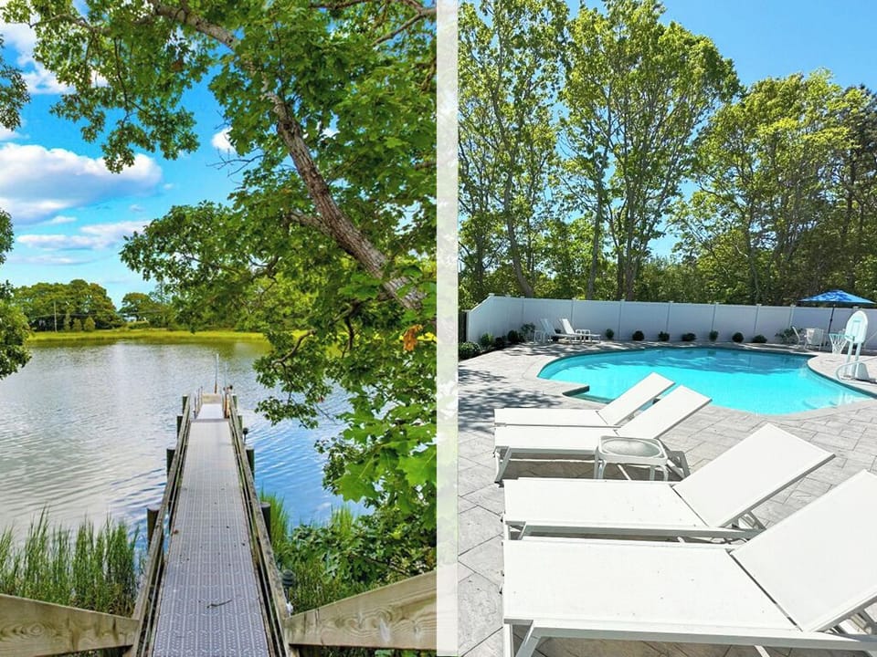 Large home with Private dock and heated pool