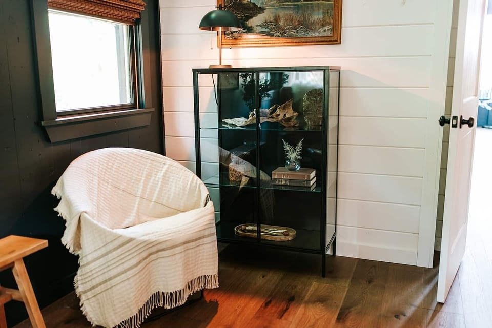 Main Level Primary bedroom reading nook.