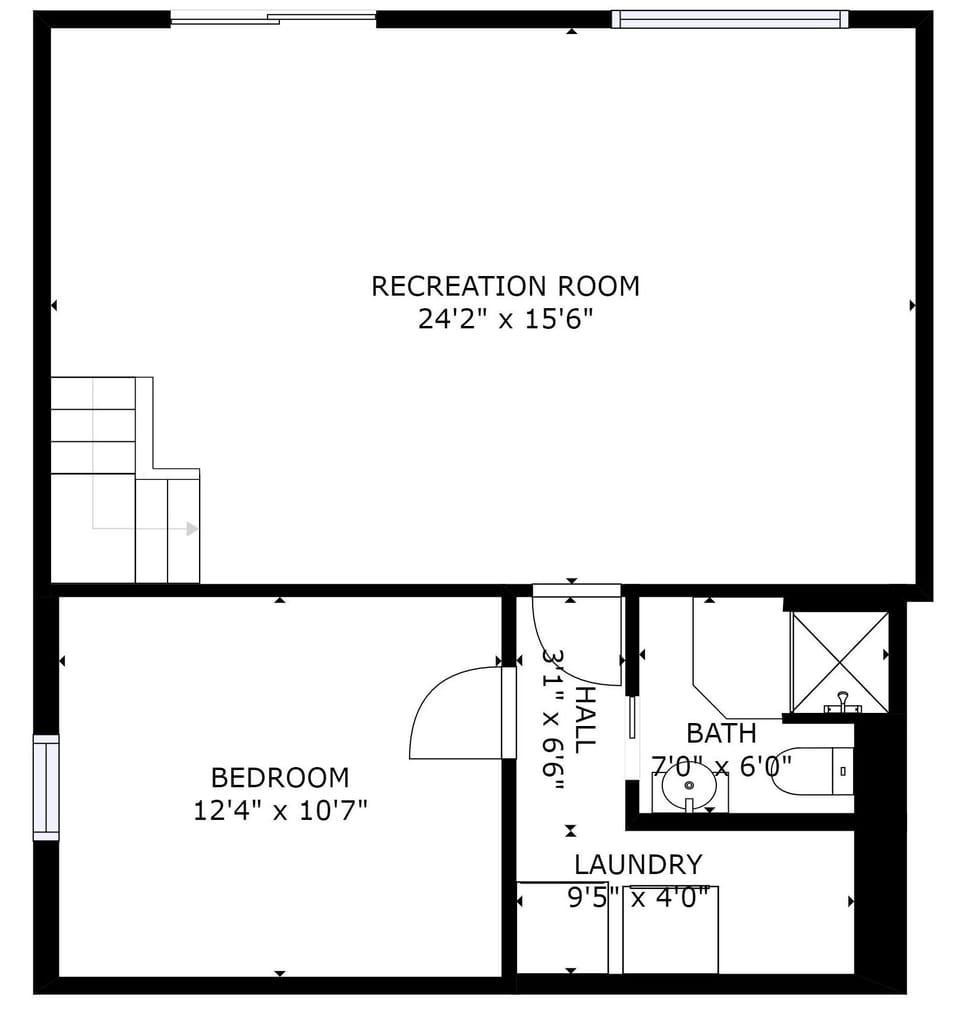 Cabin, 4 Bedrooms | Floor plan