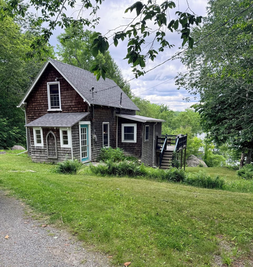 House from the driveway.