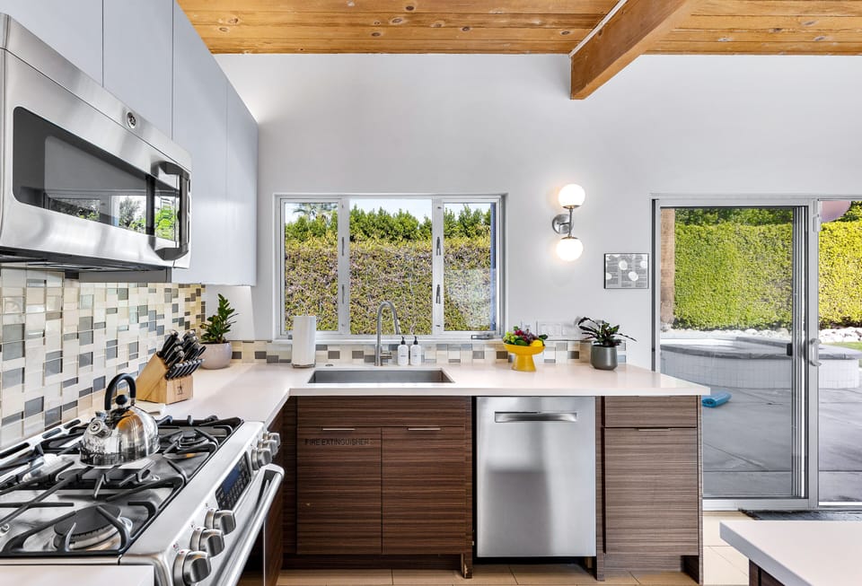 Well-stocked kitchen