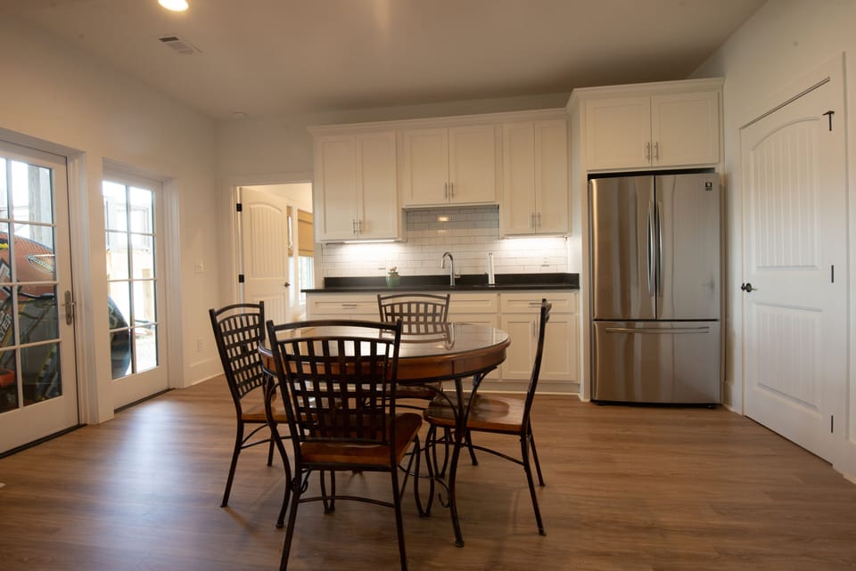 Downstairs kitchen area
