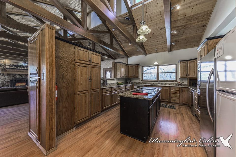 Fully stocked kitchen