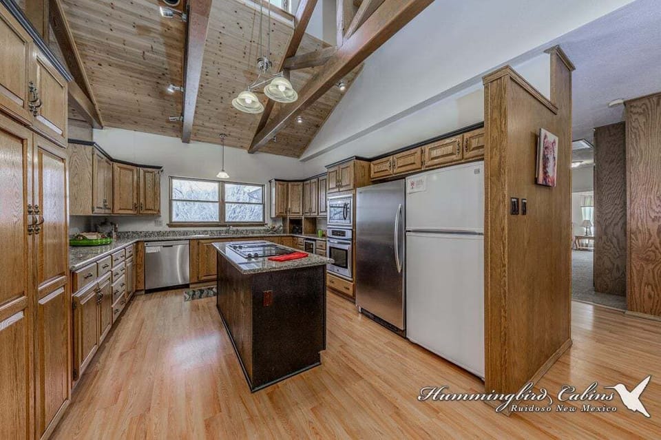 Kitchen with island