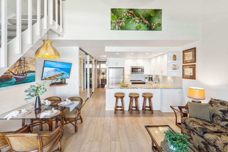 Open concept layout