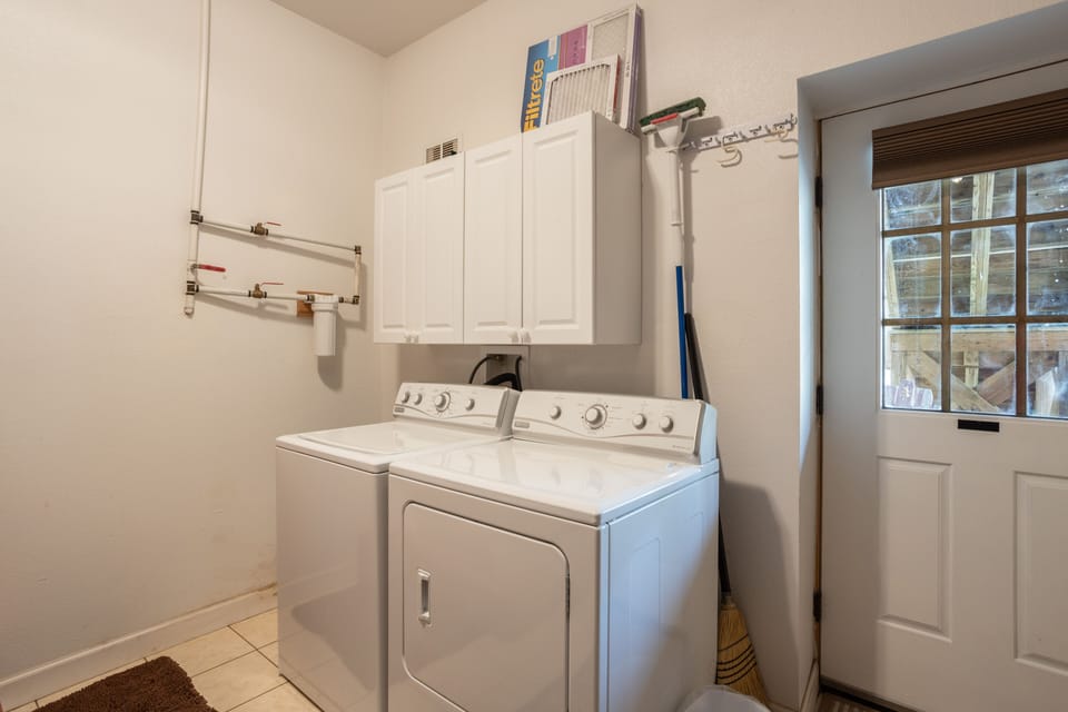 Laundry Room | Lower-level Den
