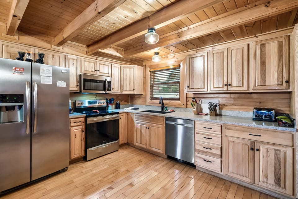 Well stocked kitchen