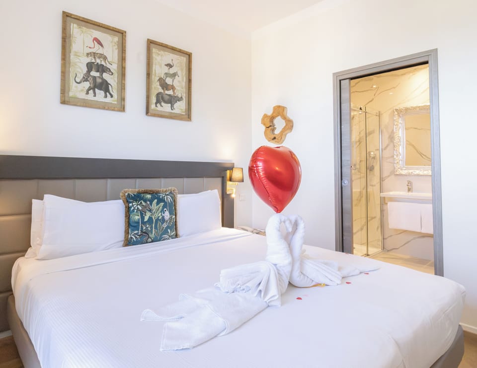 Standard Double Room, Balcony, Partial Sea View | View from room