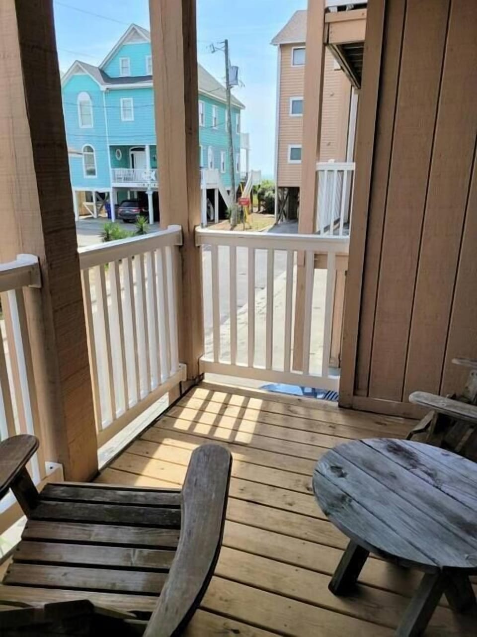 Small ocean view from patio