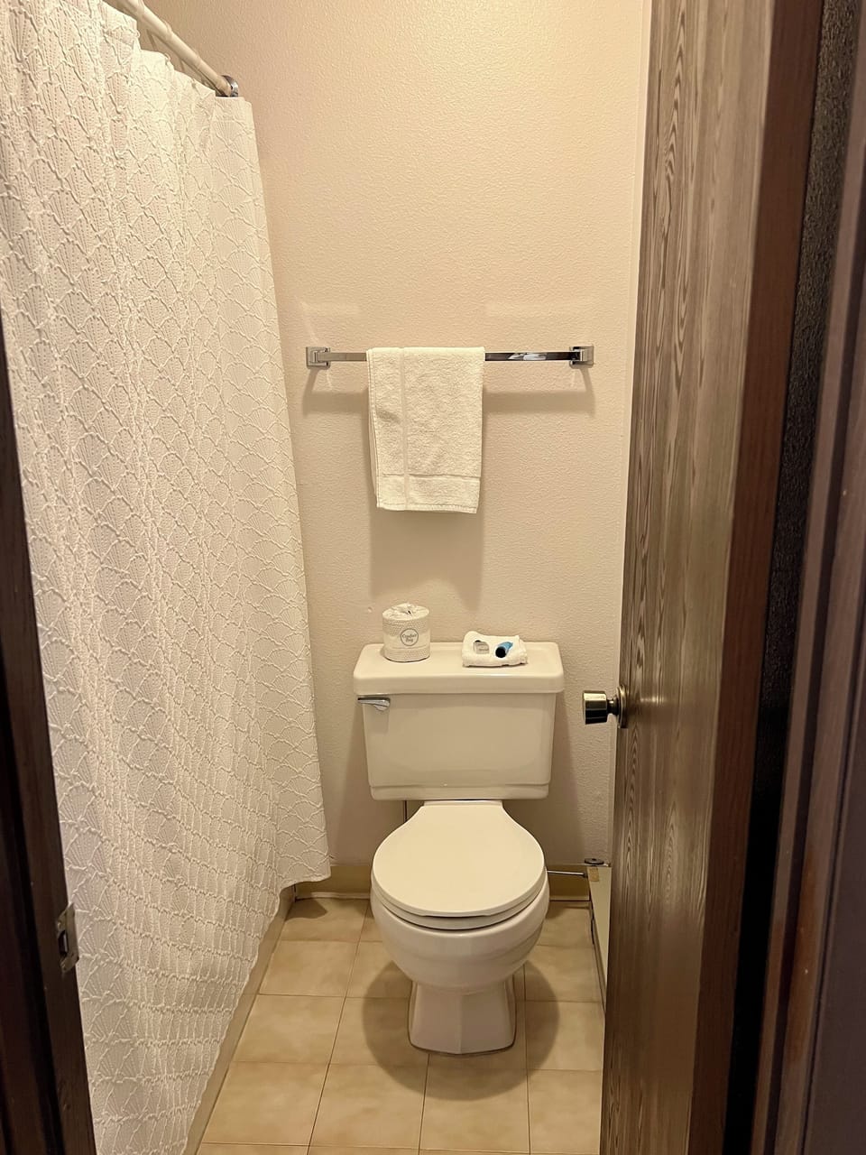 Free toiletries, hair dryer, towels, soap