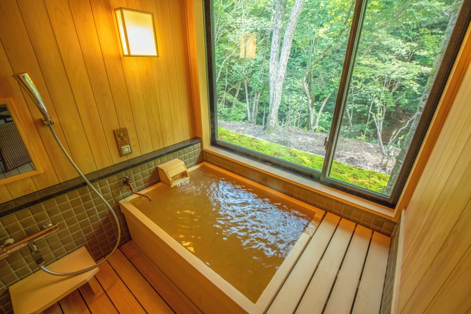 Bathtub, hair dryer, bidet, towels