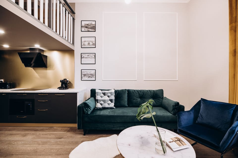Apartment | Living room | 42-inch Smart TV with digital channels