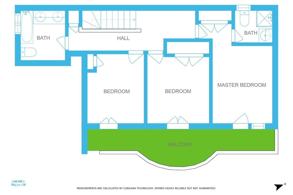 First floor plan Miremont Apartment