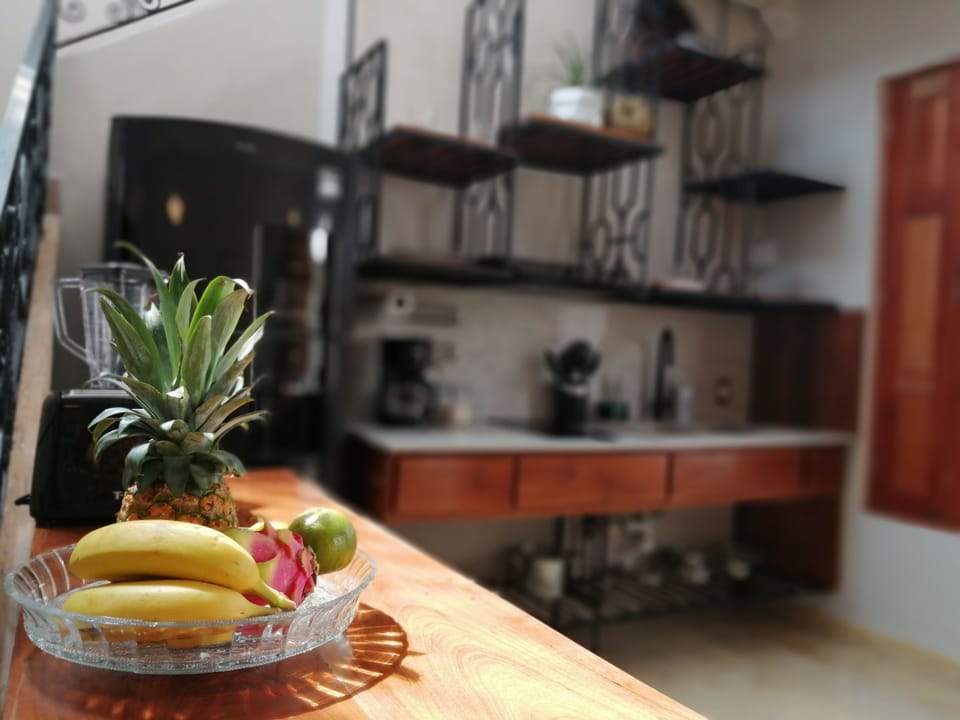 Family Double Room | Private kitchen | Shared fridge, shared microwave