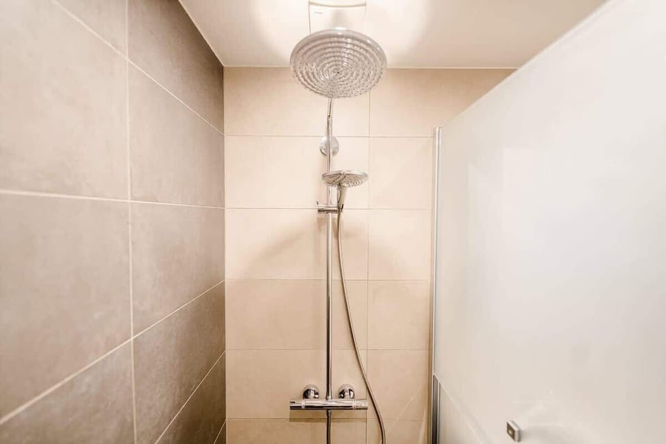 The shower heads give you options