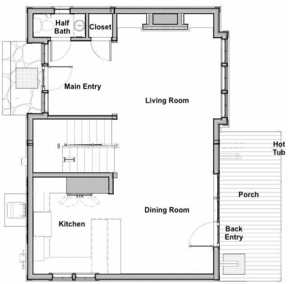 Bluebell Ground Level Floor Plan