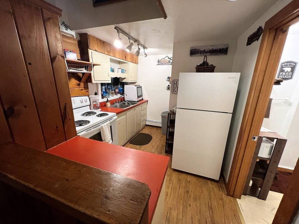 View into the kitchen