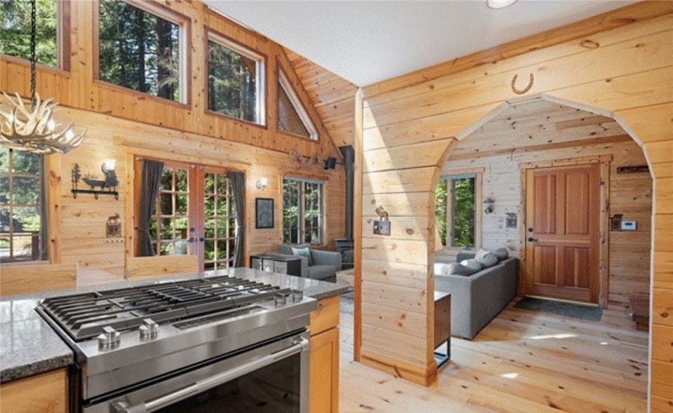 from kitchen