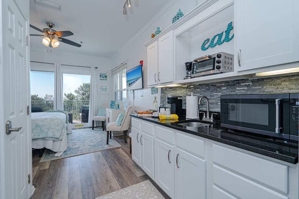 Cozy Corner Unit, with double balcony.