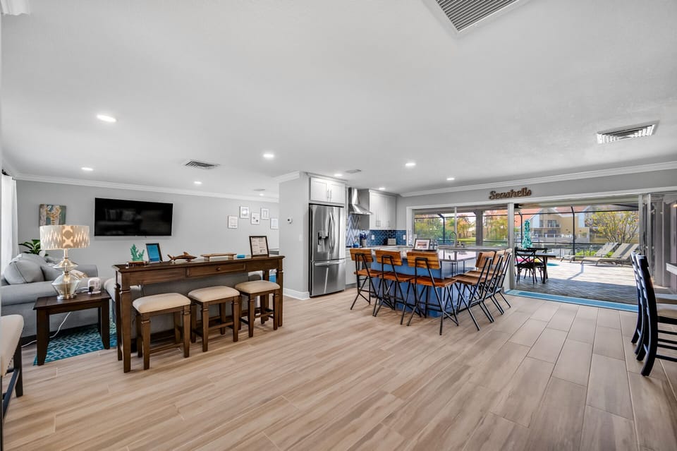 View as you enter the home.