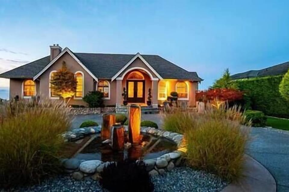 Timer set lighting of the entire property