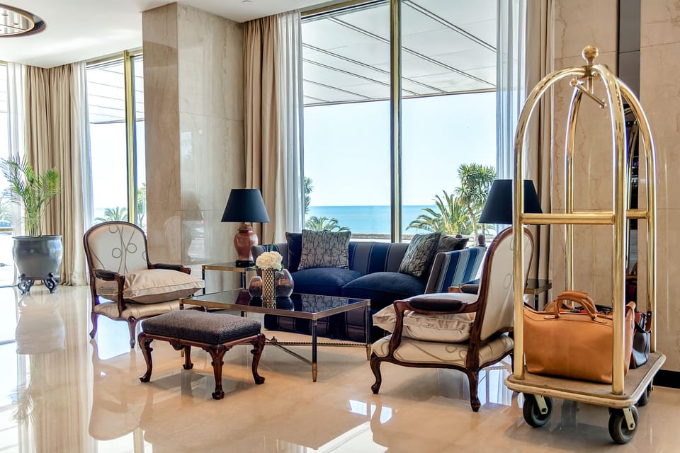 Lobby sitting area