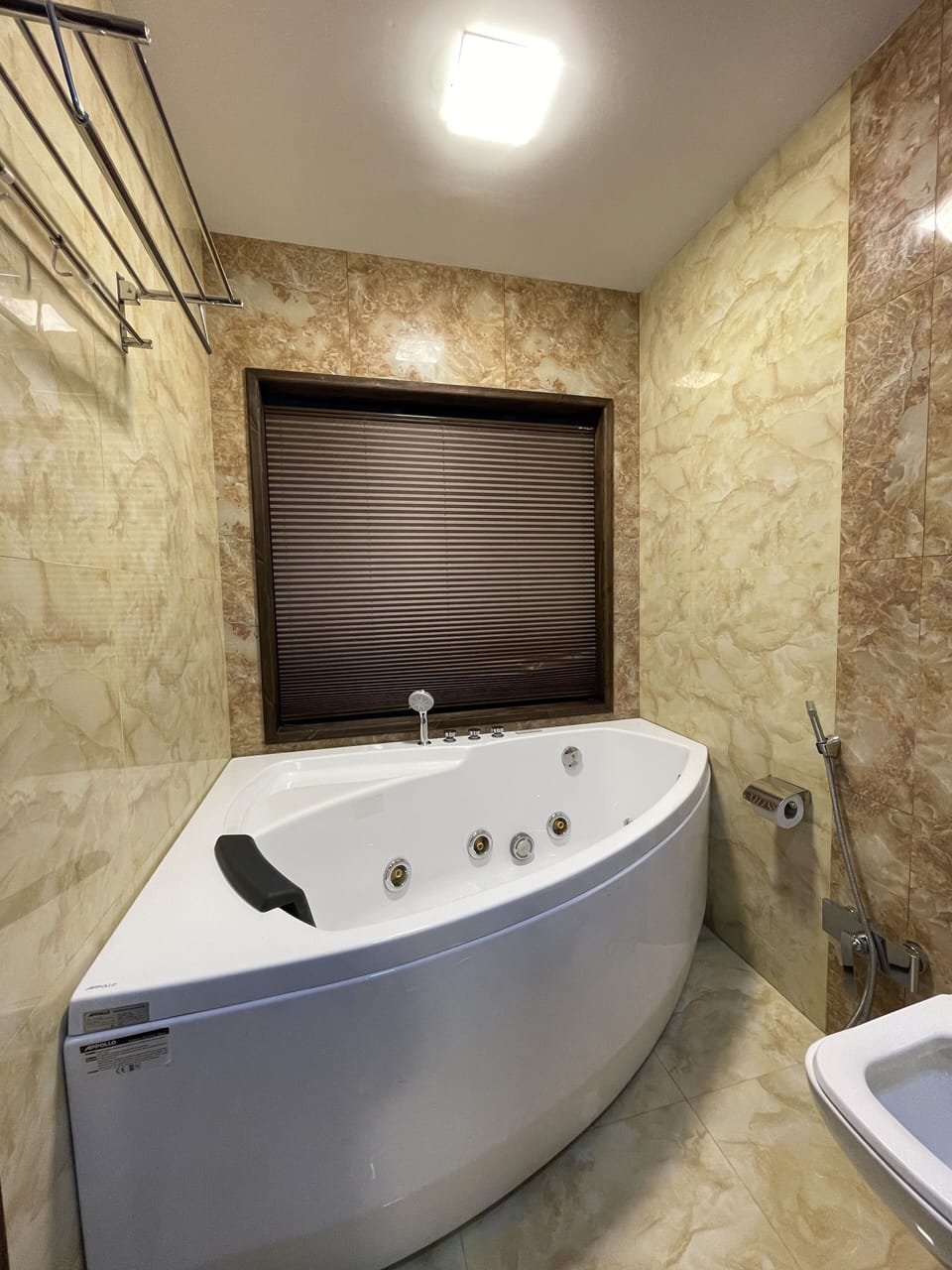 Luxury Double Room | Bathroom | Designer toiletries, hair dryer, bathrobes, slippers