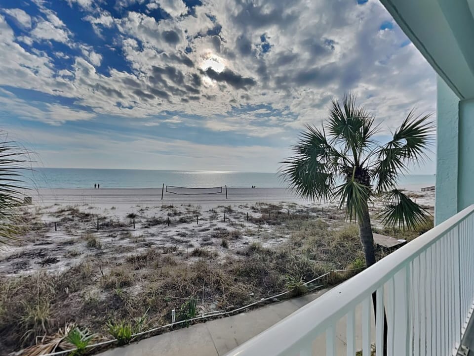 Furnished Gulf Front Balcony View
