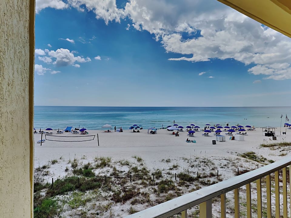 Gulf Front Private Balcony View