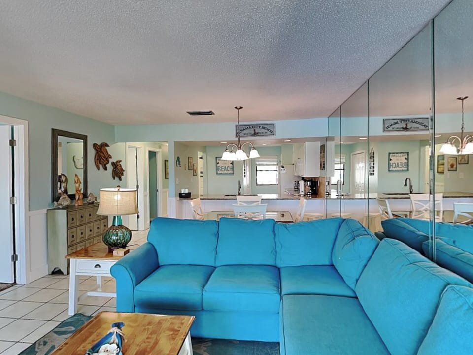 Living Area - Queen Sleeper Sofa
