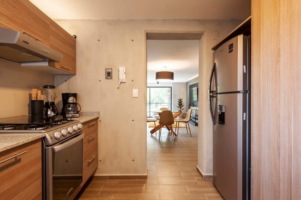 Fully equipped kitchen