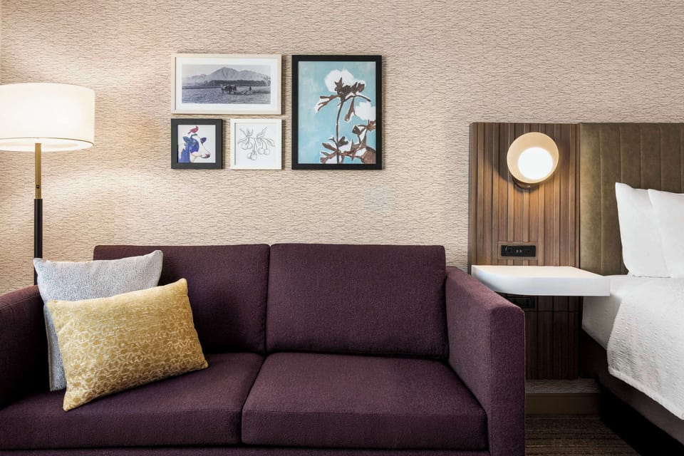 Room, 1 King Bed with Sofa bed | Blackout drapes, iron/ironing board, rollaway beds (free), WiFi (free)