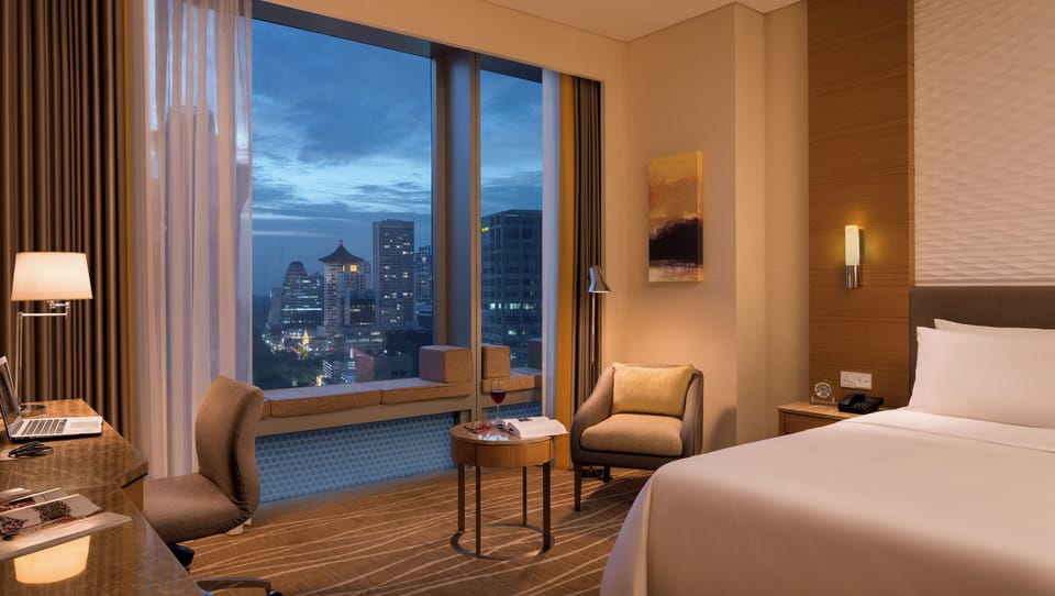 In-room safe, desk, blackout drapes, iron/ironing board (on request)