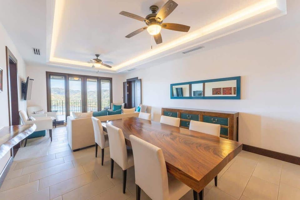 Open concept dining area