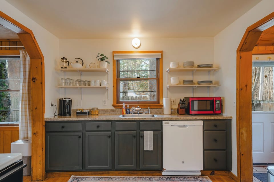 Birch has a spacious and well stocked kitchen