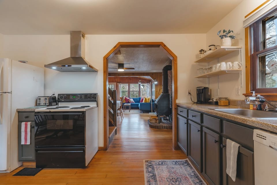 The kitchen and beyond