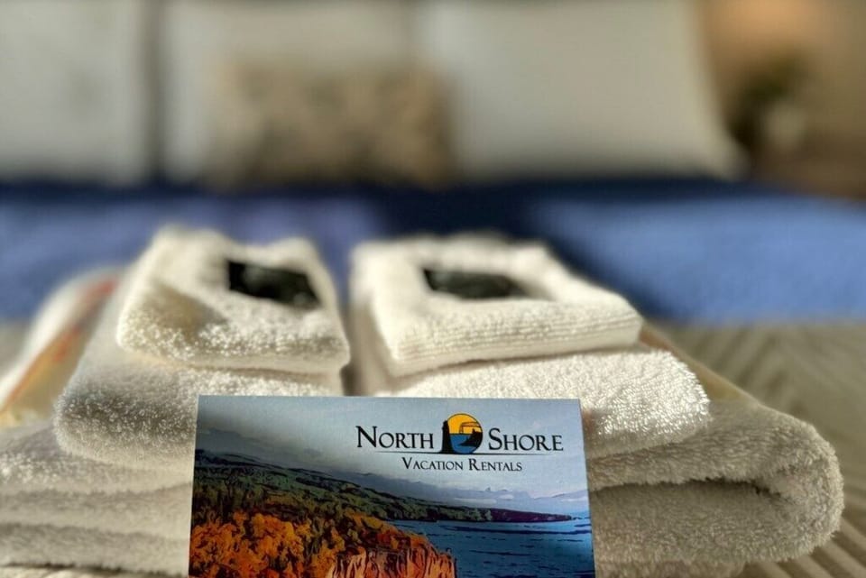 Stay in luxury with fresh towels provided for a comfortable visit.