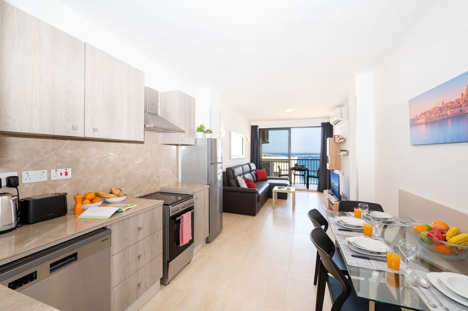Dining and living area