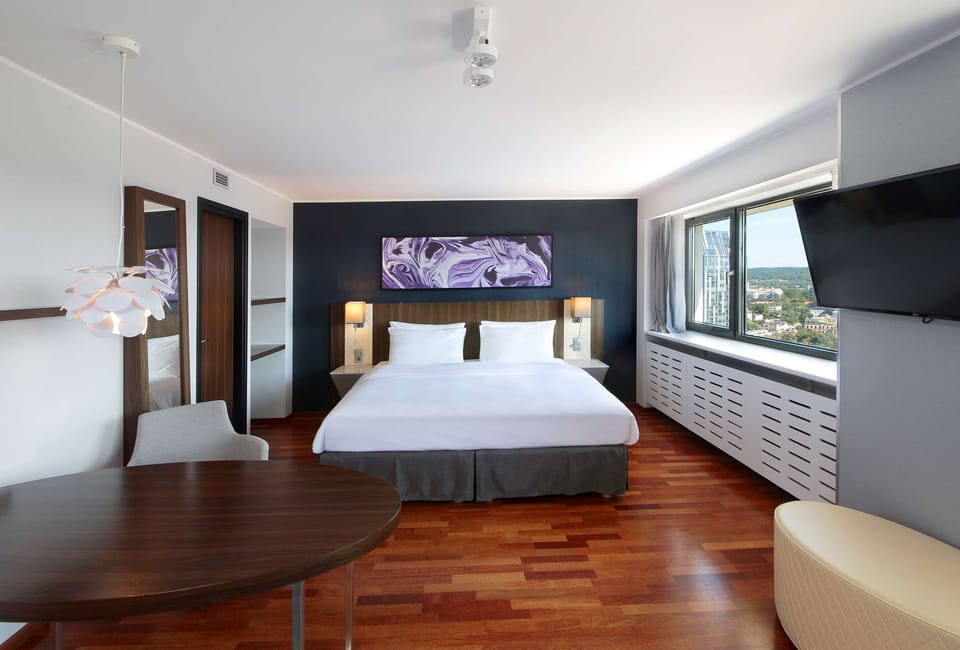 Minibar, in-room safe, desk, blackout drapes