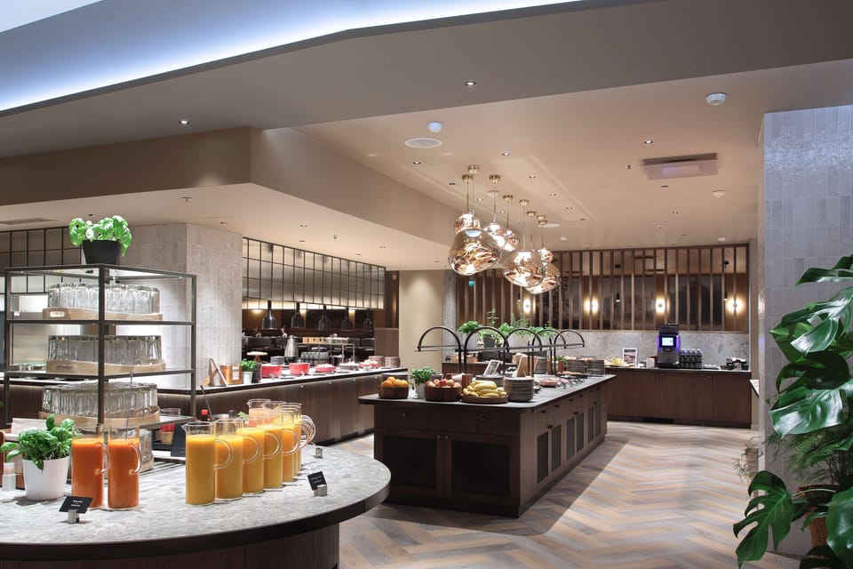 Daily buffet breakfast for a fee