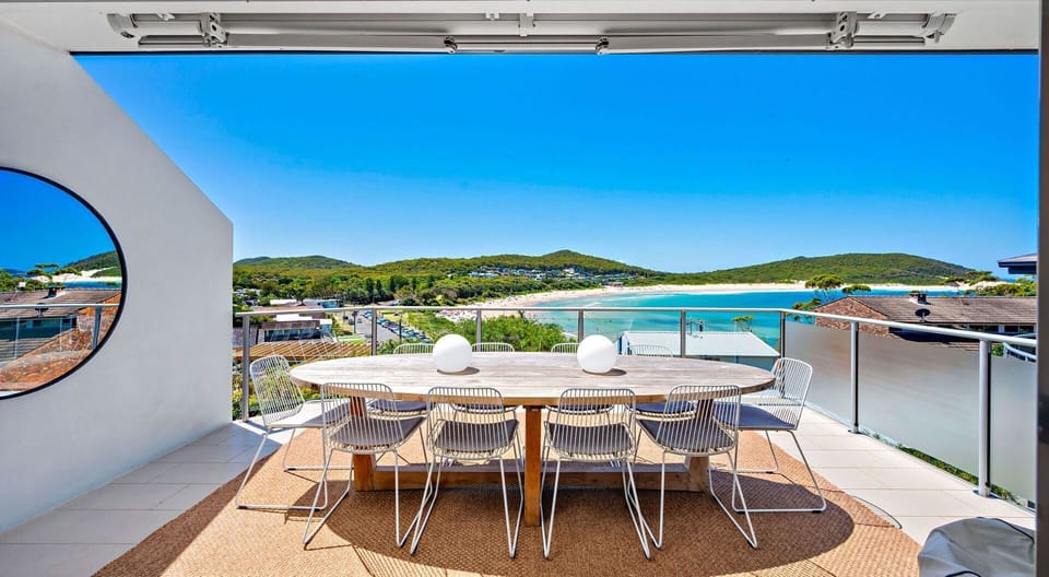 Balcony and View of Fingal Beach