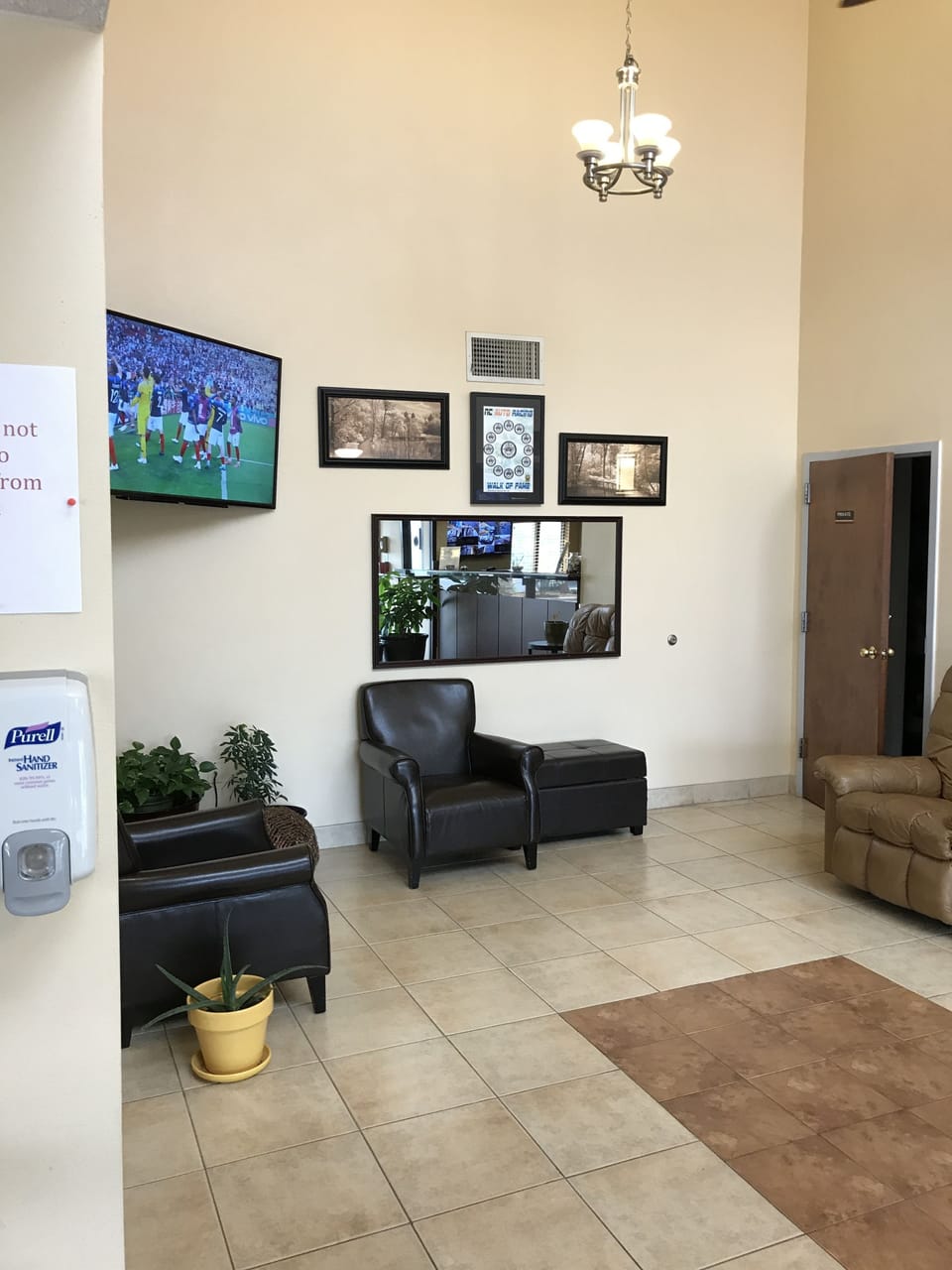 Lobby sitting area