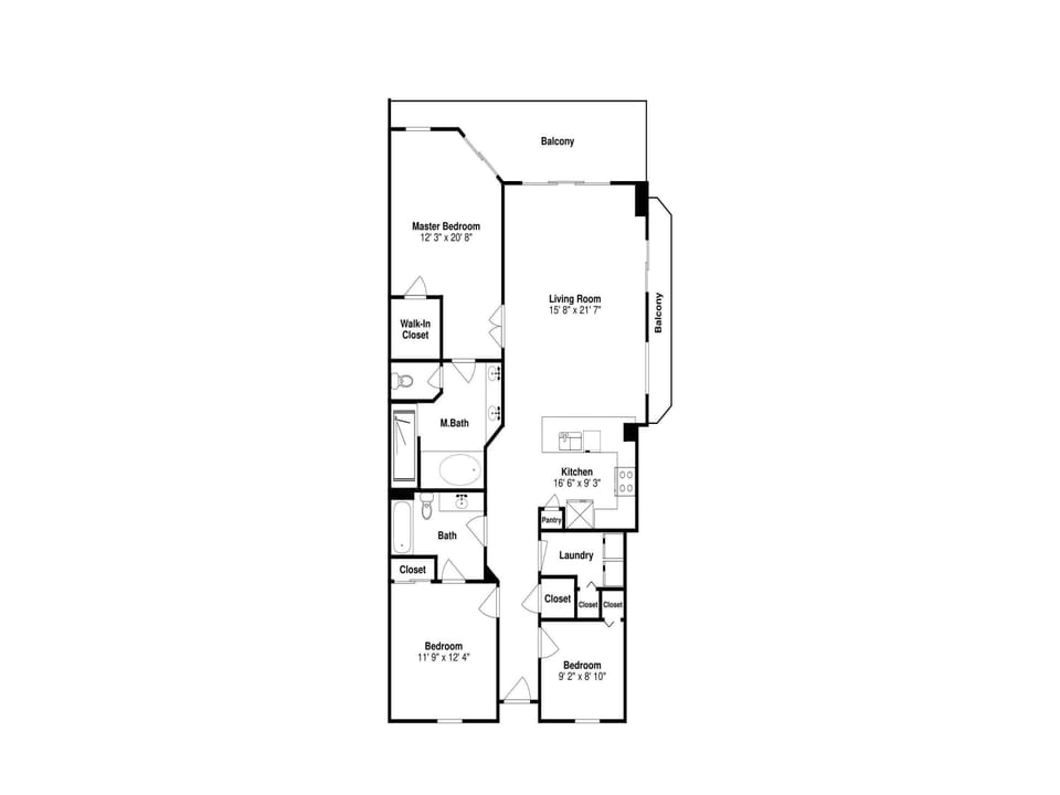 Grandview East #104 | Floor Plan