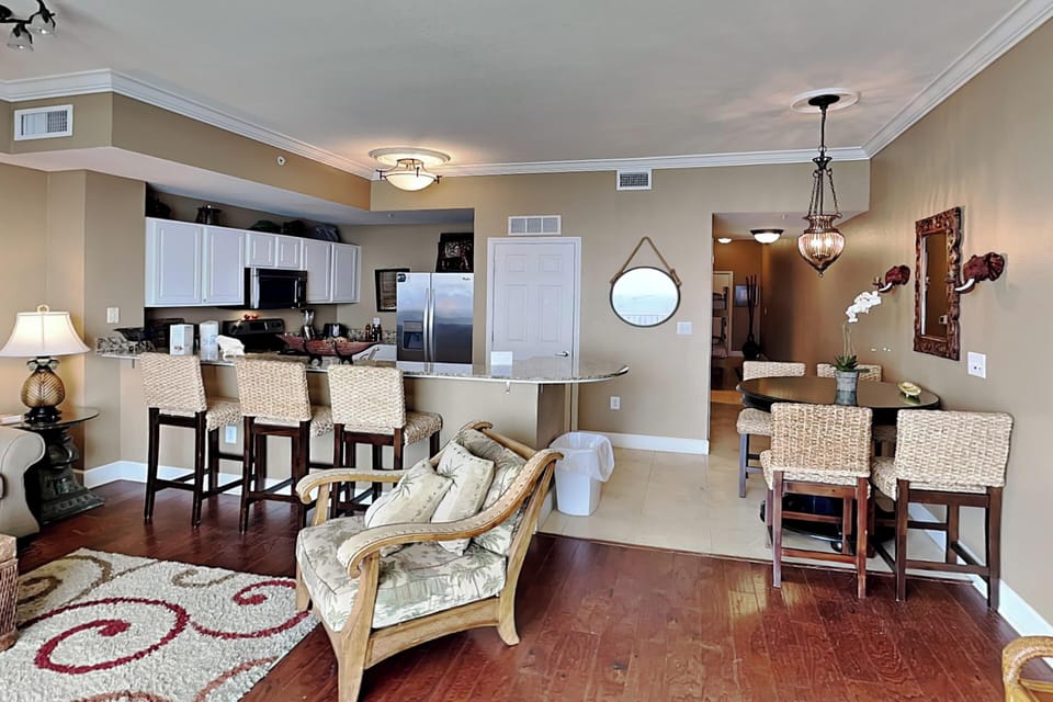 Living Room and Dining Area