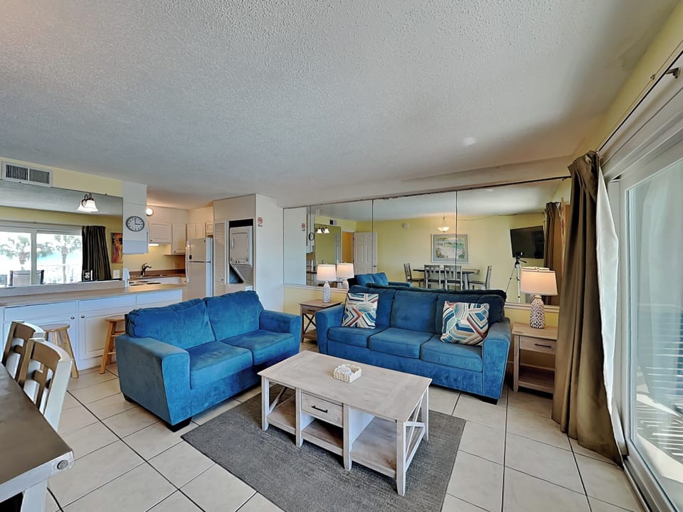 Living Area - Queen Sleeper Sofa