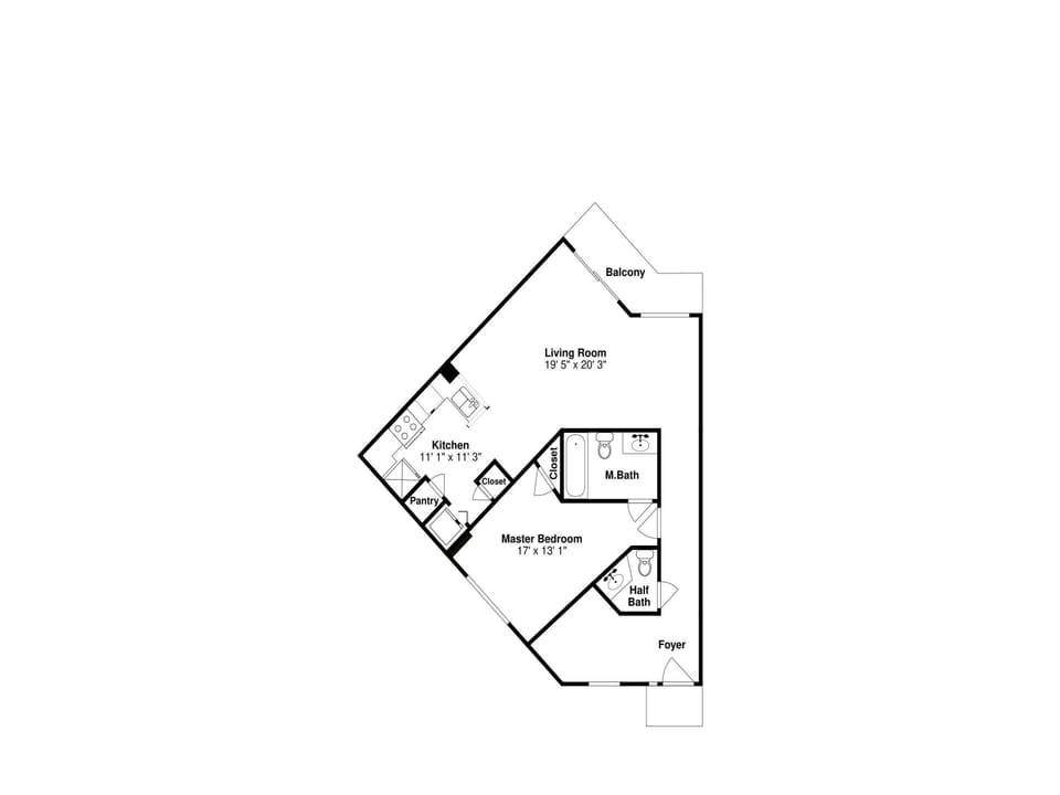 Shores of Panama #1510 | Floor Plan